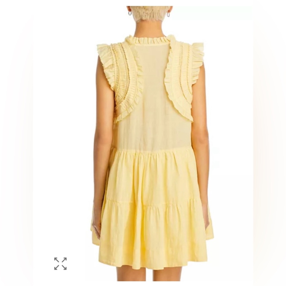 NWT Sea New York Cole Smocked Sleeveless dress sz large - Picture 2 of 6